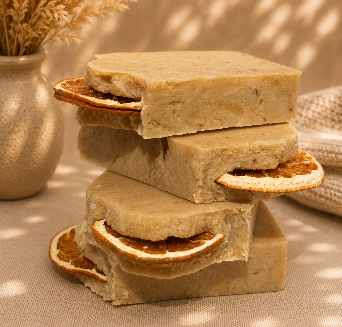 Orange Cedarwood Tallow Soap | Goat Milk Soap | All Natural